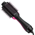 Revlon One-Step Hair Dryer and Volumizer 4.25" Nylon Hot Air Brush, Ionic, Black