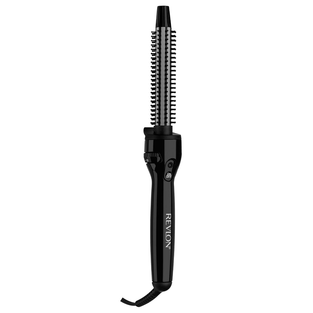 Revlon Perfect Heat 3/4" Triple Ceramic Curling Iron Brush, Black