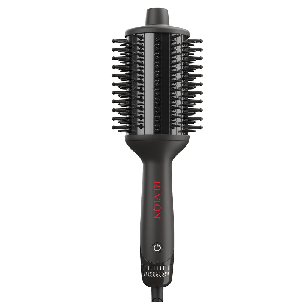 Revlon Revive & Shine Half Barrel Heated Brush to Refresh Hair on Non-Wash Days