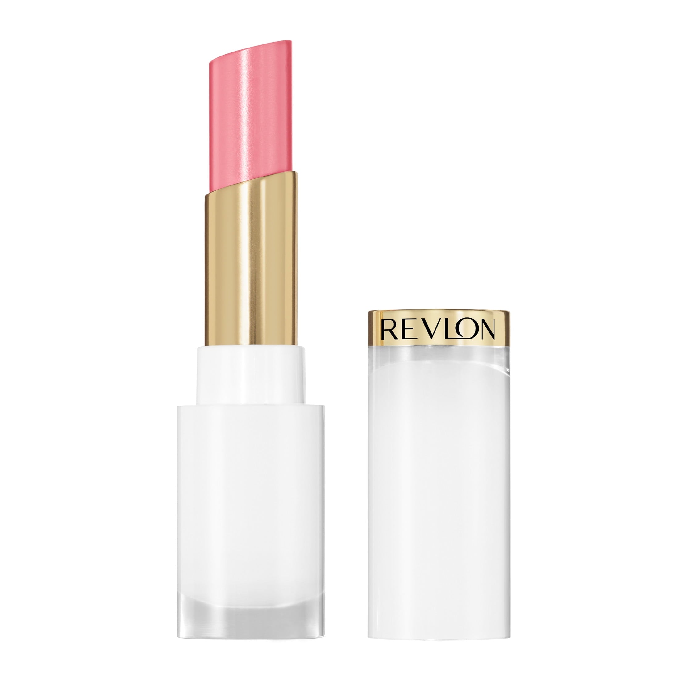Revlon Super Lustrous Glass Shine Hydrating Tinted Lip Balm, 002 Pink Flip, 0.11 oz