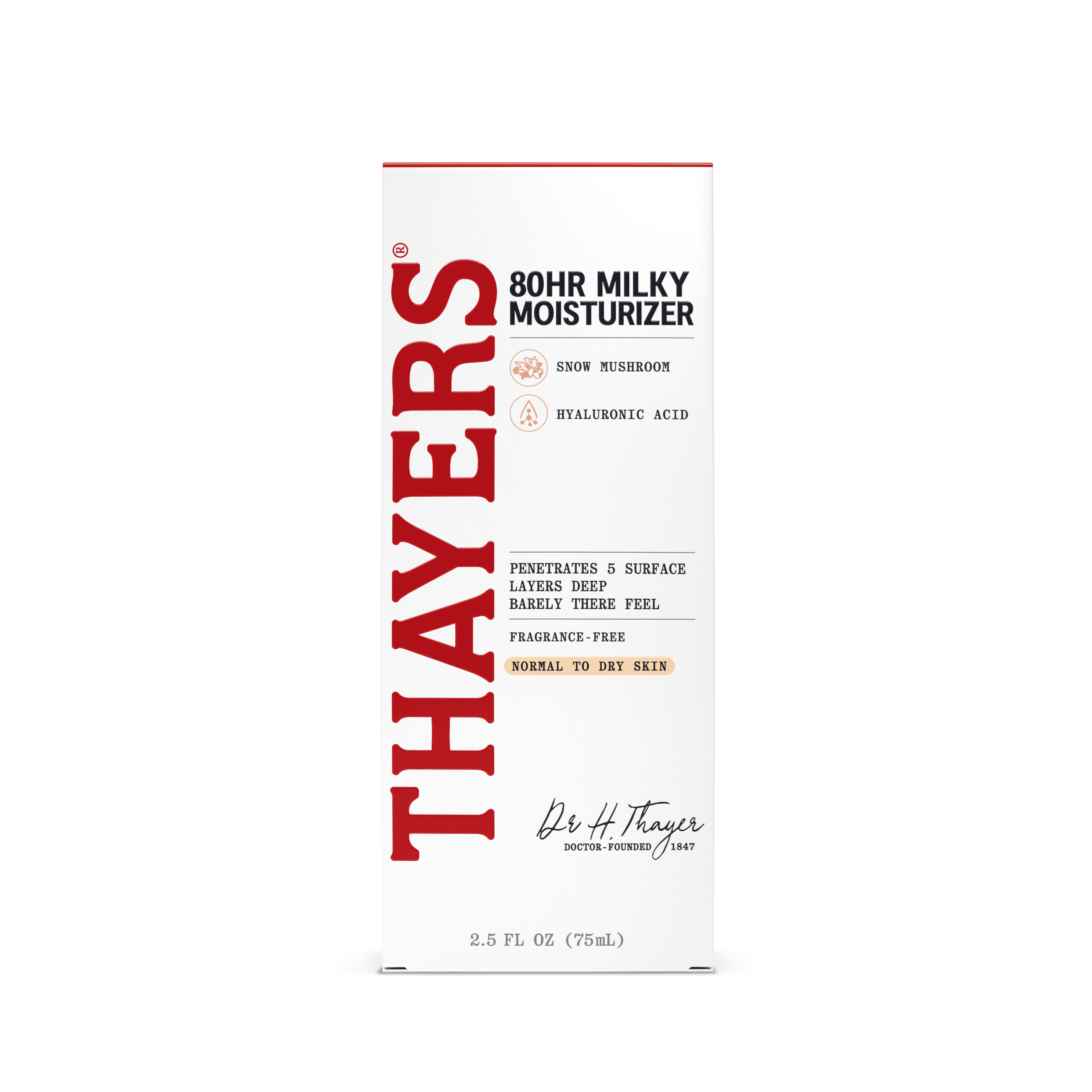 Thayers Face Care 80 Hour Hydrating Milky Liquid Moisturizer, 2.5 fl. oz