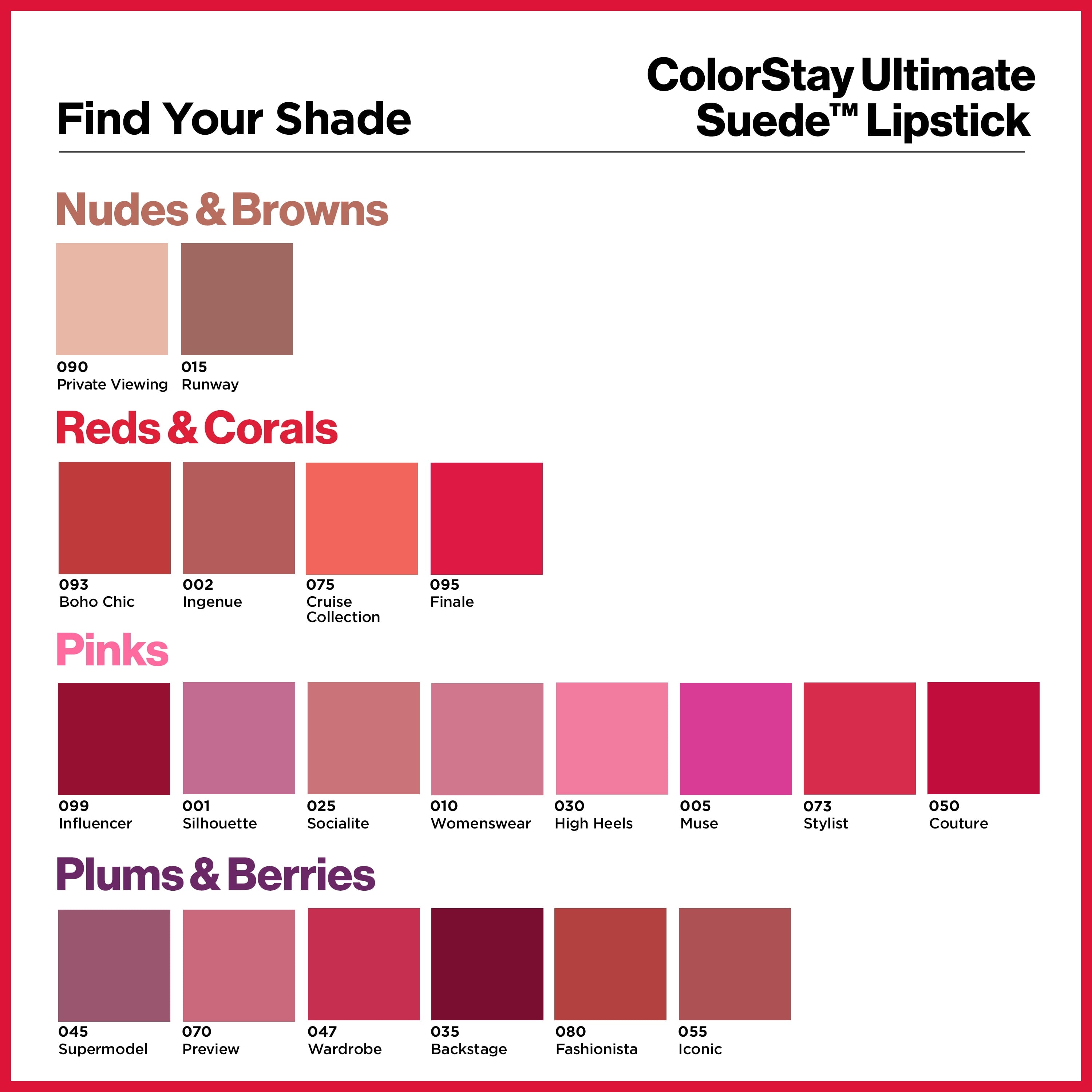 Revlon colorstay ultimate suede lipstick, fashionista