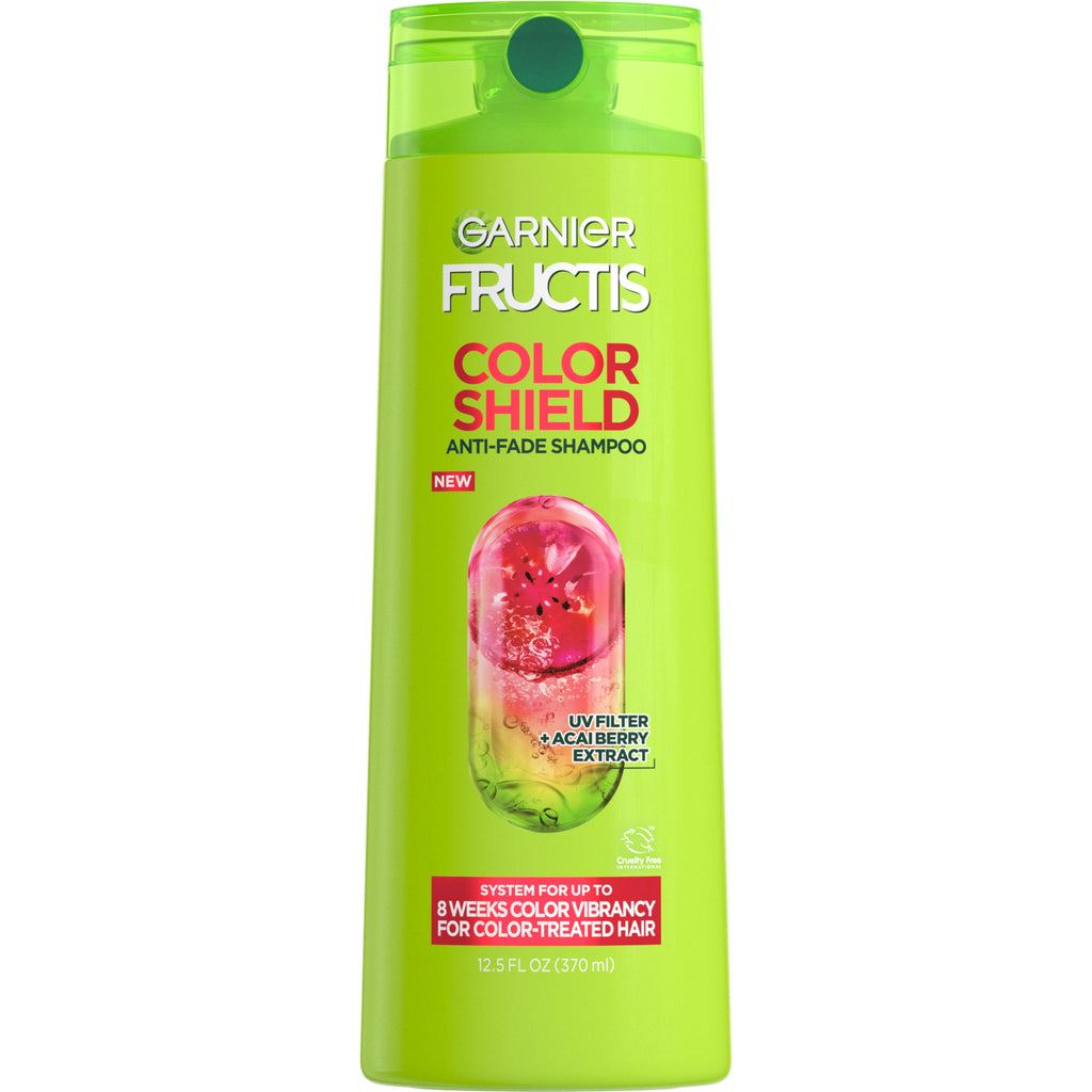 (2 pack) Garnier Fructis Color Shield Color Protecting Shampoo Acai Berry Extract, Color Treated, 12.5 fl oz