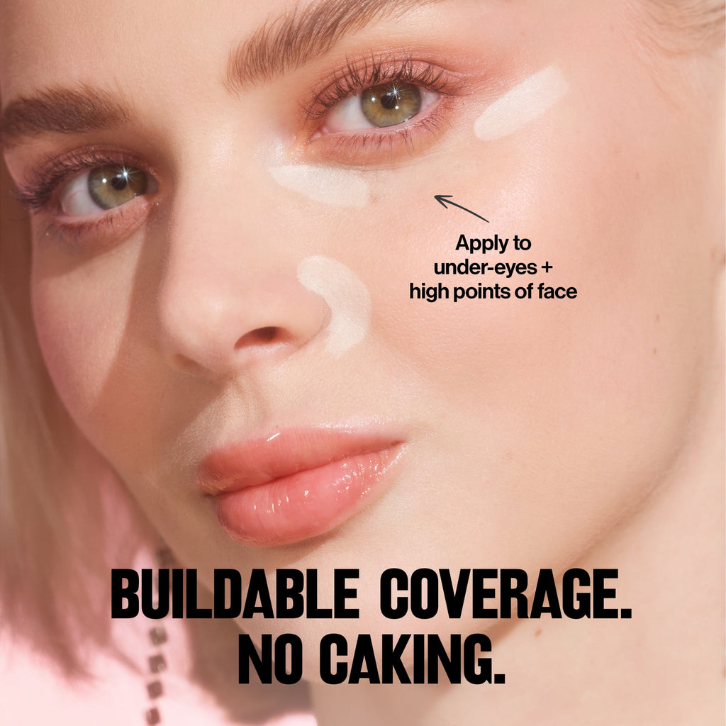 Revlon Glimmer Brightening Liquid Concealer, Buildable Coverage, 135, 0.3 fl oz