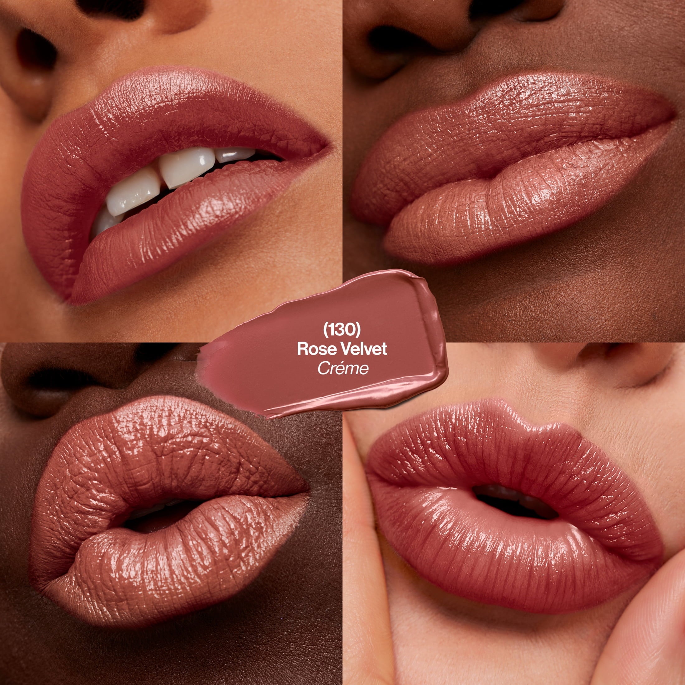 Revlon Super Lustrous Creme Lipstick, Creamy Formula, 130 Rose Velvet, 0.15 oz
