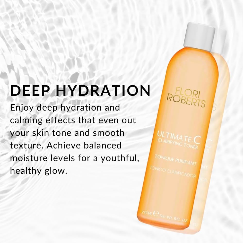 Flori Roberts Ultimate-C Clarifying Toner - Refreshing Facial Toner for Women - All Skin Types