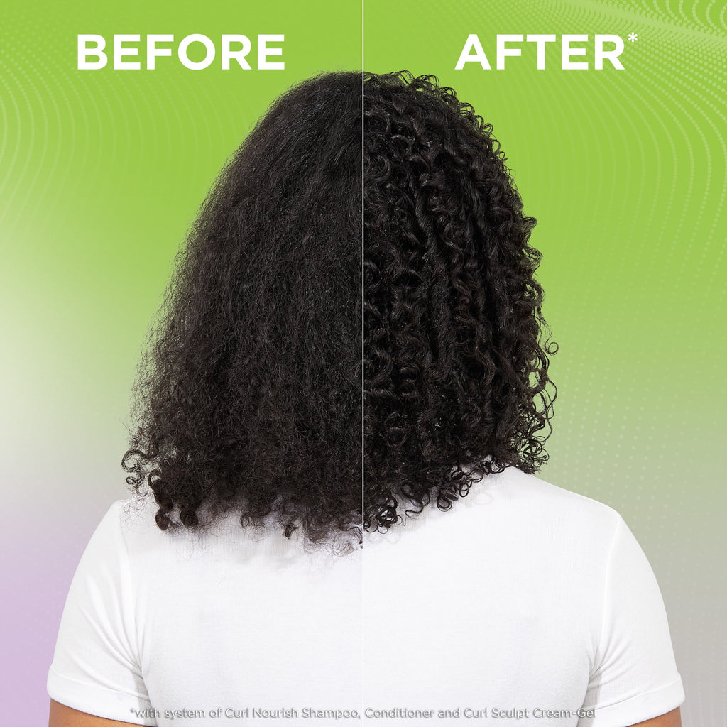 Garnier Fructis Curl Nourish Moisturizing Shampoo with Coconut Oil, 22 fl oz