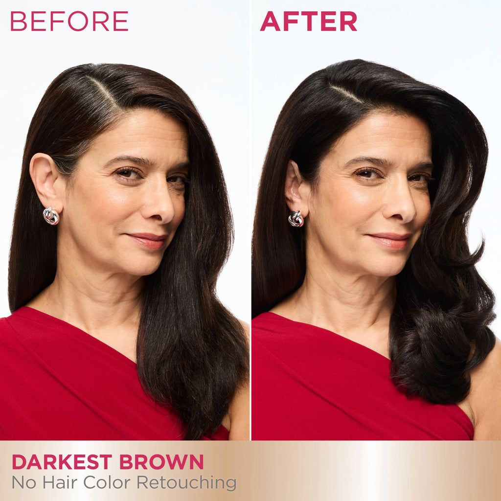 Garnier Color Sensation Retouch Permanent Hair Color for Adults, Darkest Brown, 1 Kit