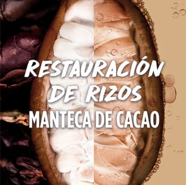 GARNIER FRUCTIS MASCARILLA MULTI-USOS HAIR FOOD MANTECA DE CACAO CABELLO RIZADO Y SECO 350 ML