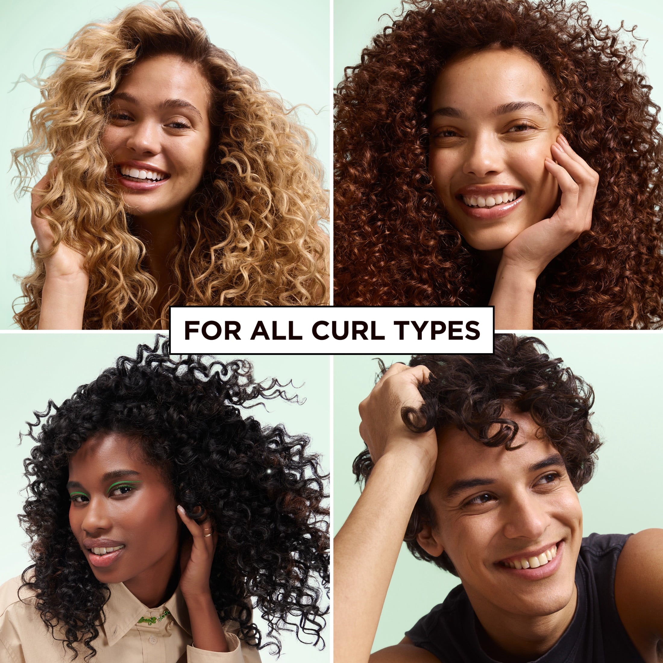 (6 pack) Garnier Fructis Style Bouncy Curls Hair Styling Gel with Shea Butter, 5.1 fl oz