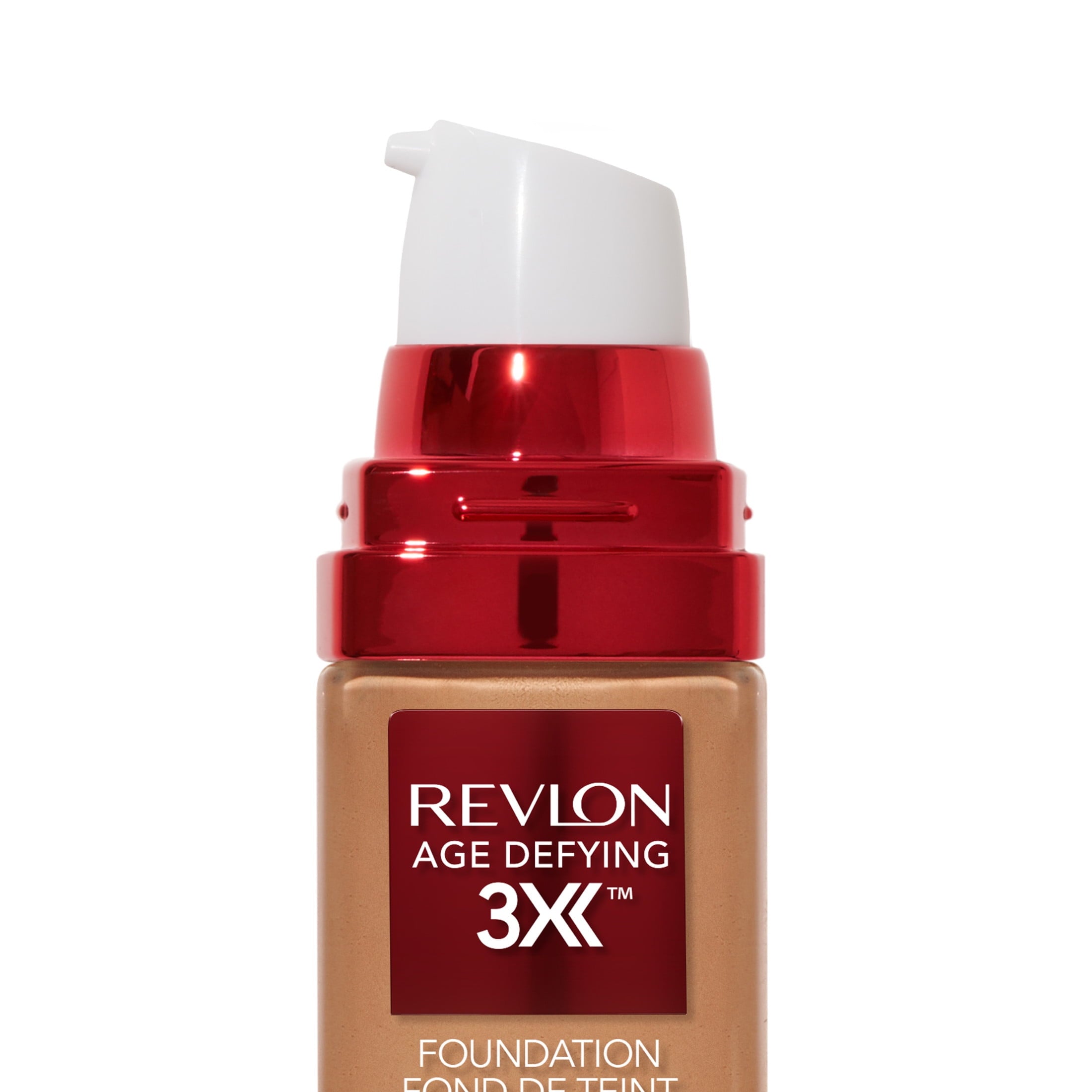 Revlon Age Defying 3X Cream Foundation Makeup, SPF 20, True Beige, 1 fl oz