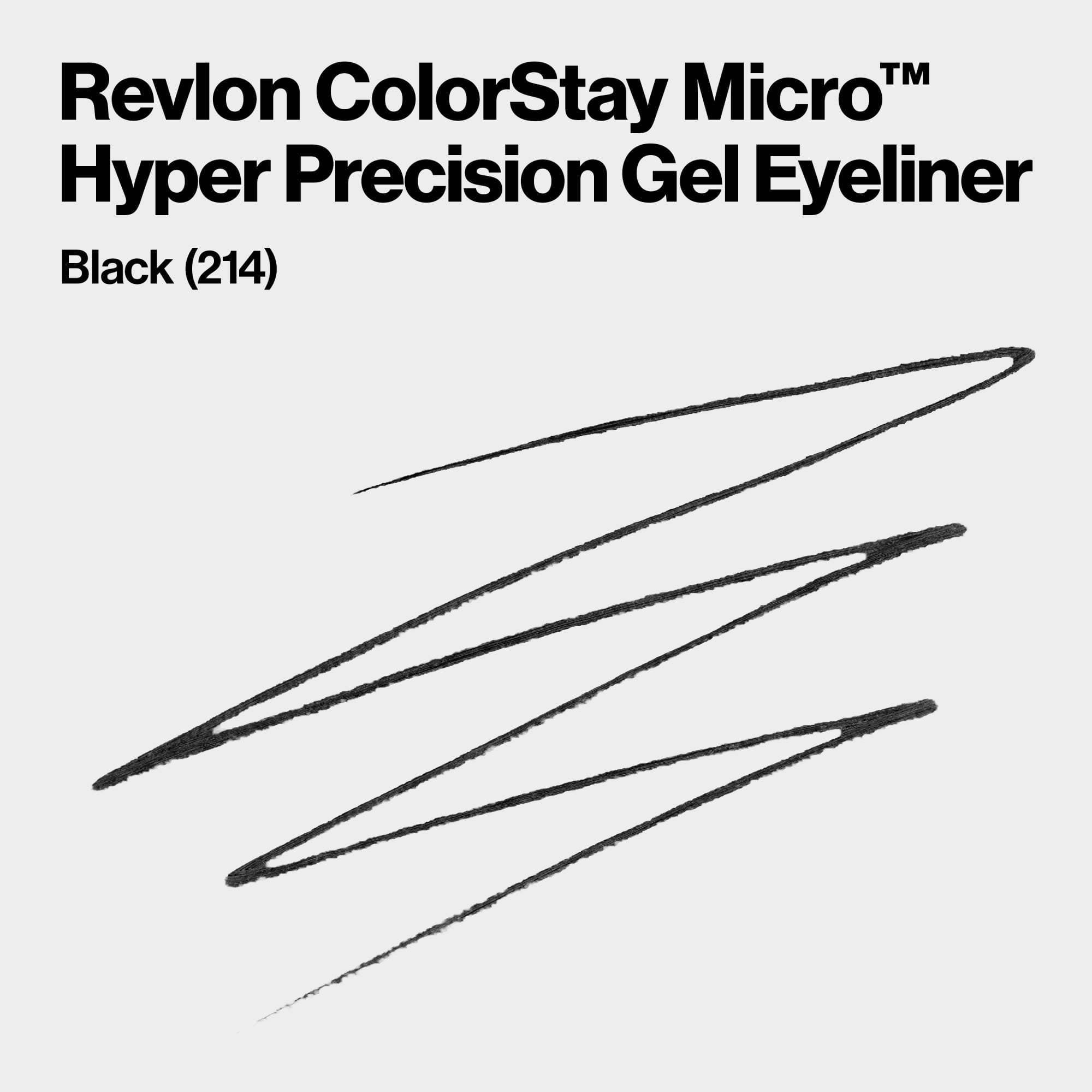 Revlon ColorStay Micro™ Hyper Precision Gel Eyeliner, 214 Black, 0.002 oz
