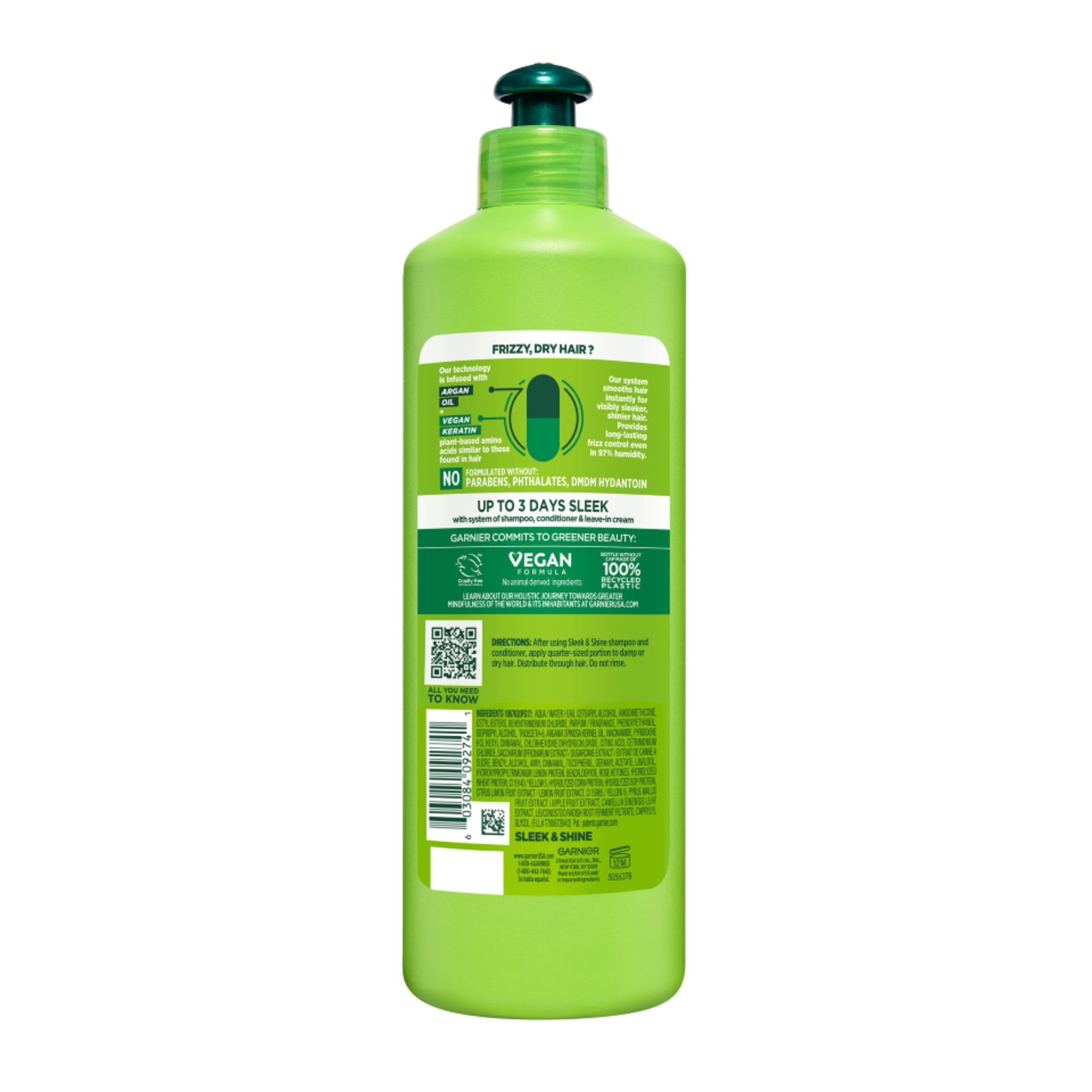 Garnier Fructis Sleek Leave-In Hair Conditioner XL, 16.9 fl oz