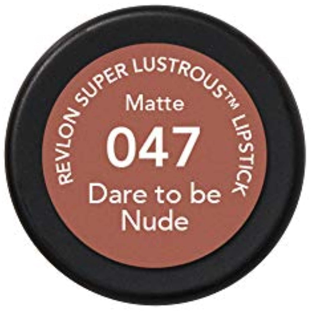 Revlon Super Lustrous Lipstick, Dare To Be Nude, Matte Finish