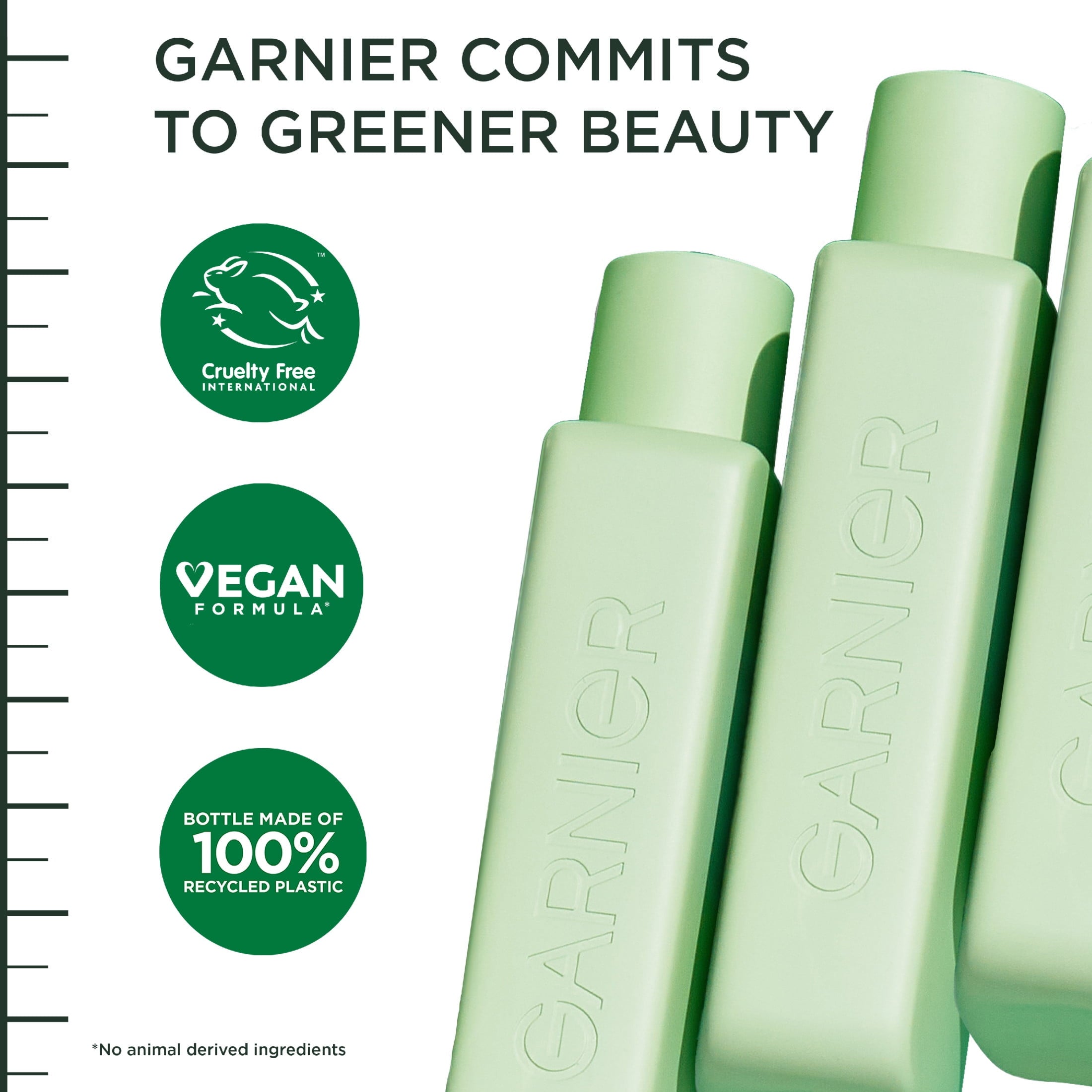 Garnier Fructis Hair Filler Vitamin Cg Strength Repair Shampoo, Adults, Damaged Hair, 10.1 fl oz