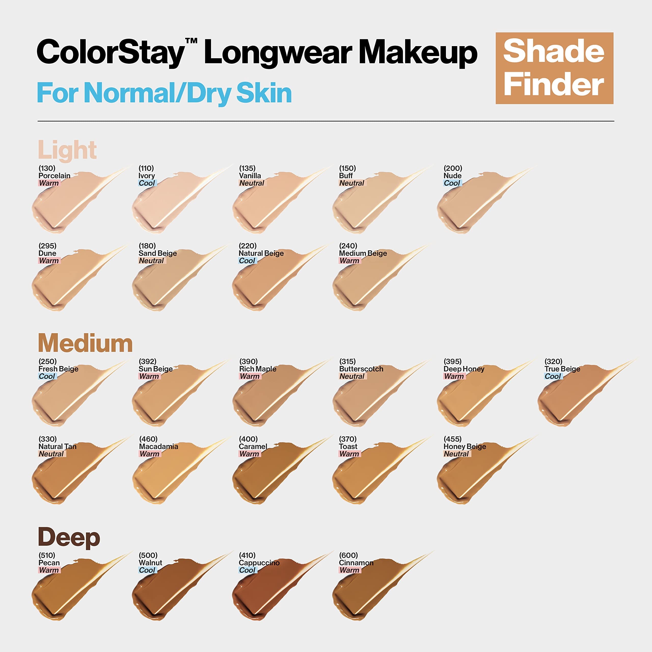 Revlon ColorStay Makeup For Normal/Dry Skin, Caramel