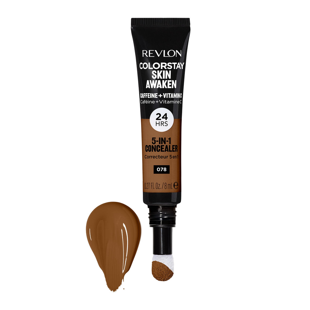 Revlon ColorStay Skin Awaken Cream Concealer Makeup, Longwear, 078 Truffle, 0.27 fl oz