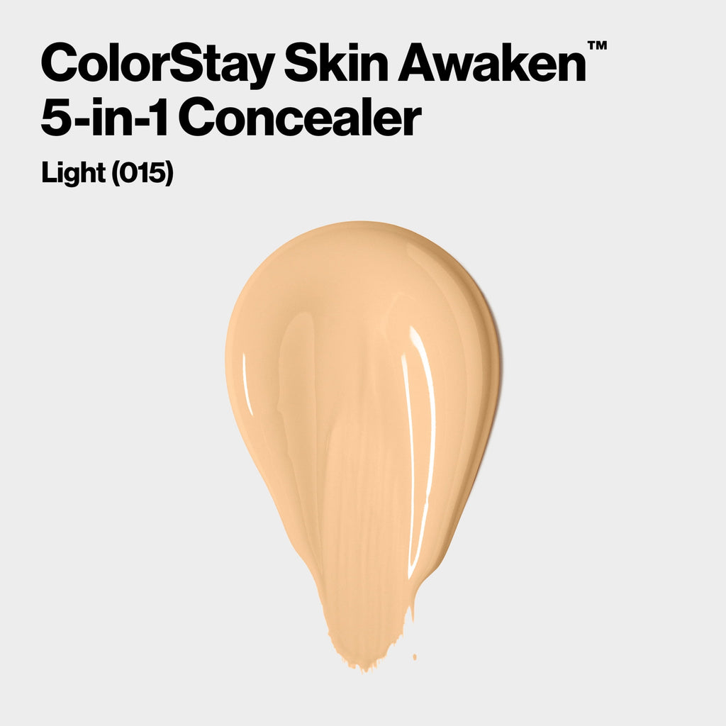 Revlon ColorStay Skin Awaken Cream Concealer Makeup, Longwear, 015 Light, 0.27 fl oz