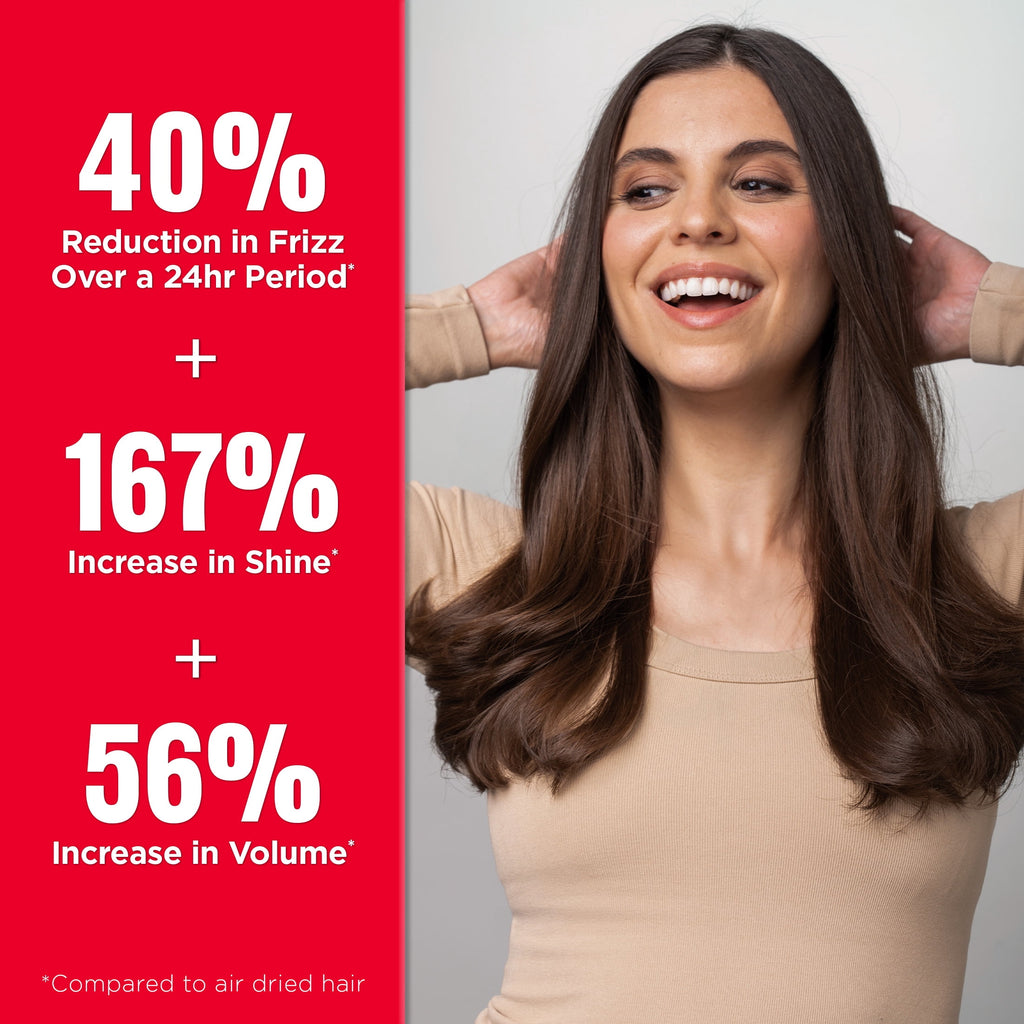 Revlon Revive & Shine Half Barrel Heated Brush to Refresh Hair on Non-Wash Days