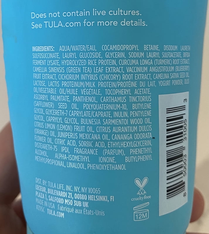TULA Skin Care The Cult Classic Purifying Face Cleanser, Full and Travel Size Duo, Set of 2