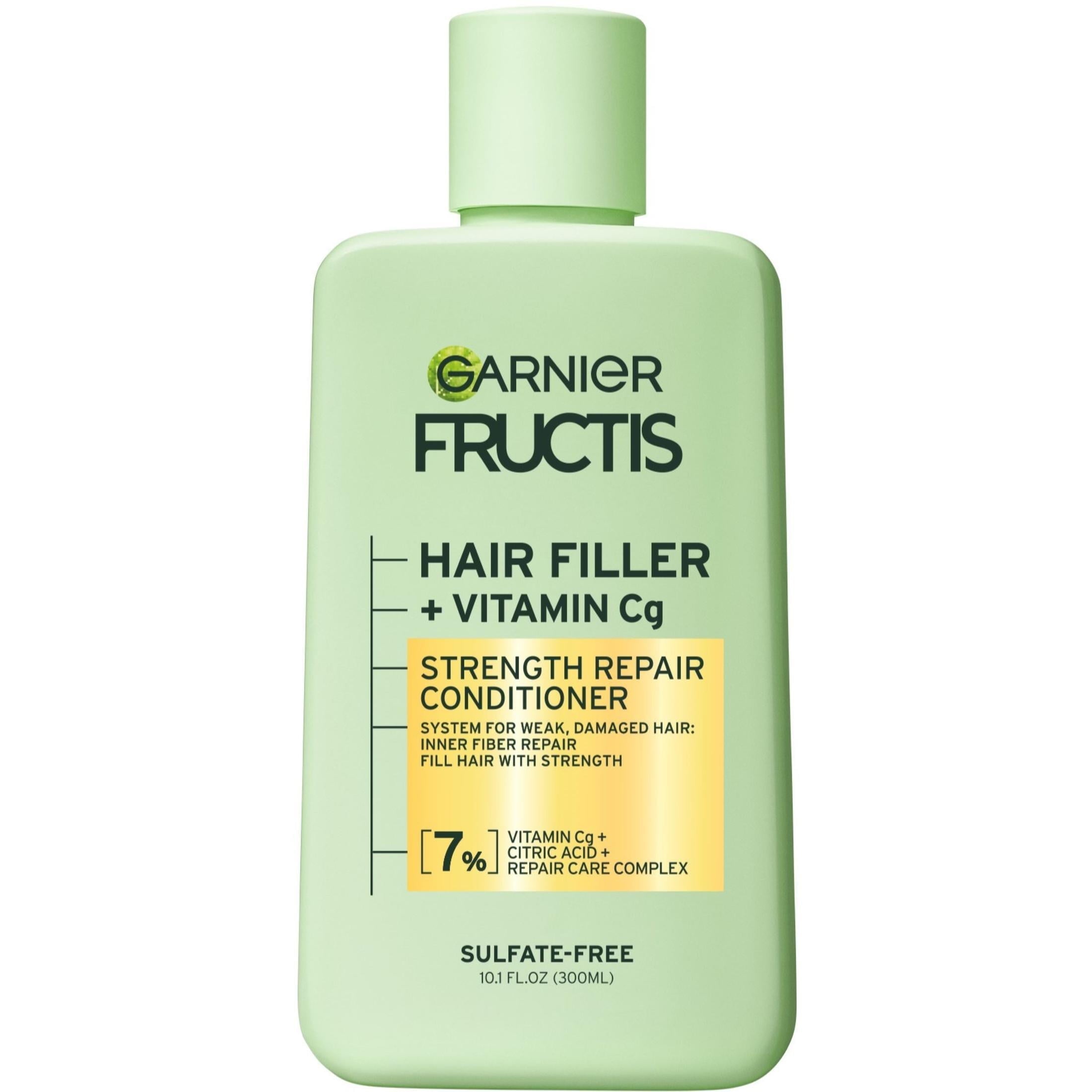 Garnier Fructis Hair Filler Vitamin Strength Repair Shampoo & Conditioner Set, 10.1 fl oz