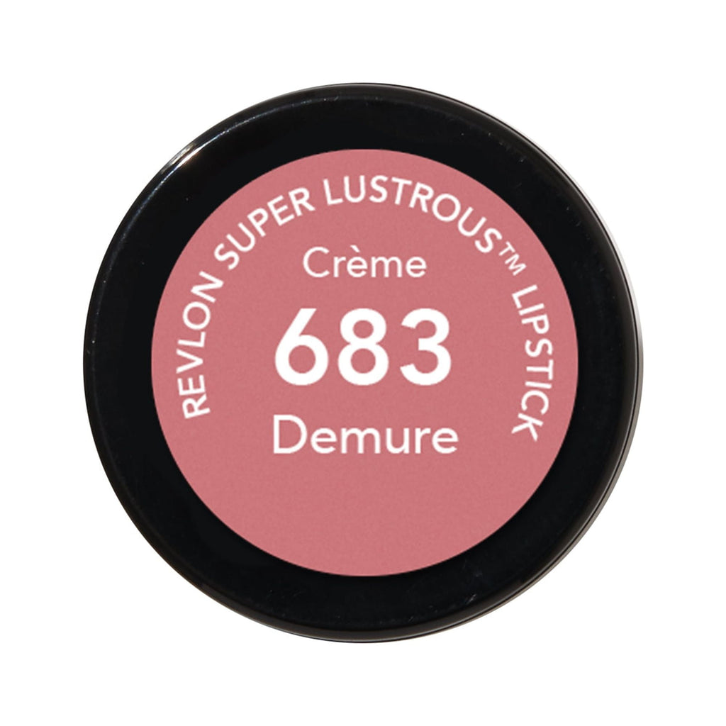 Revlon Super Lustrous Lipstick, Demure (683), 0.15 oz