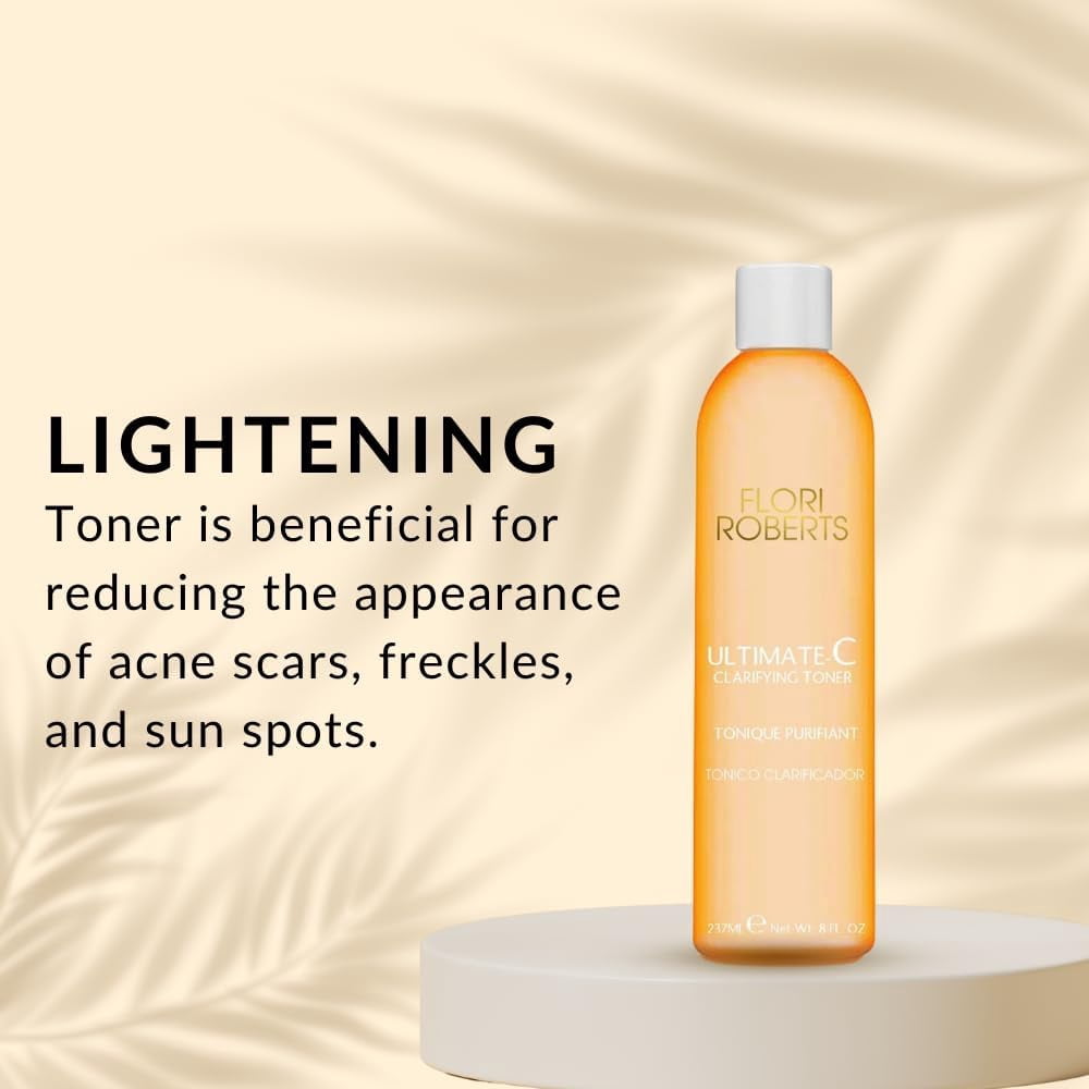 Flori Roberts Ultimate-C Clarifying Toner - Refreshing Facial Toner for Women - All Skin Types
