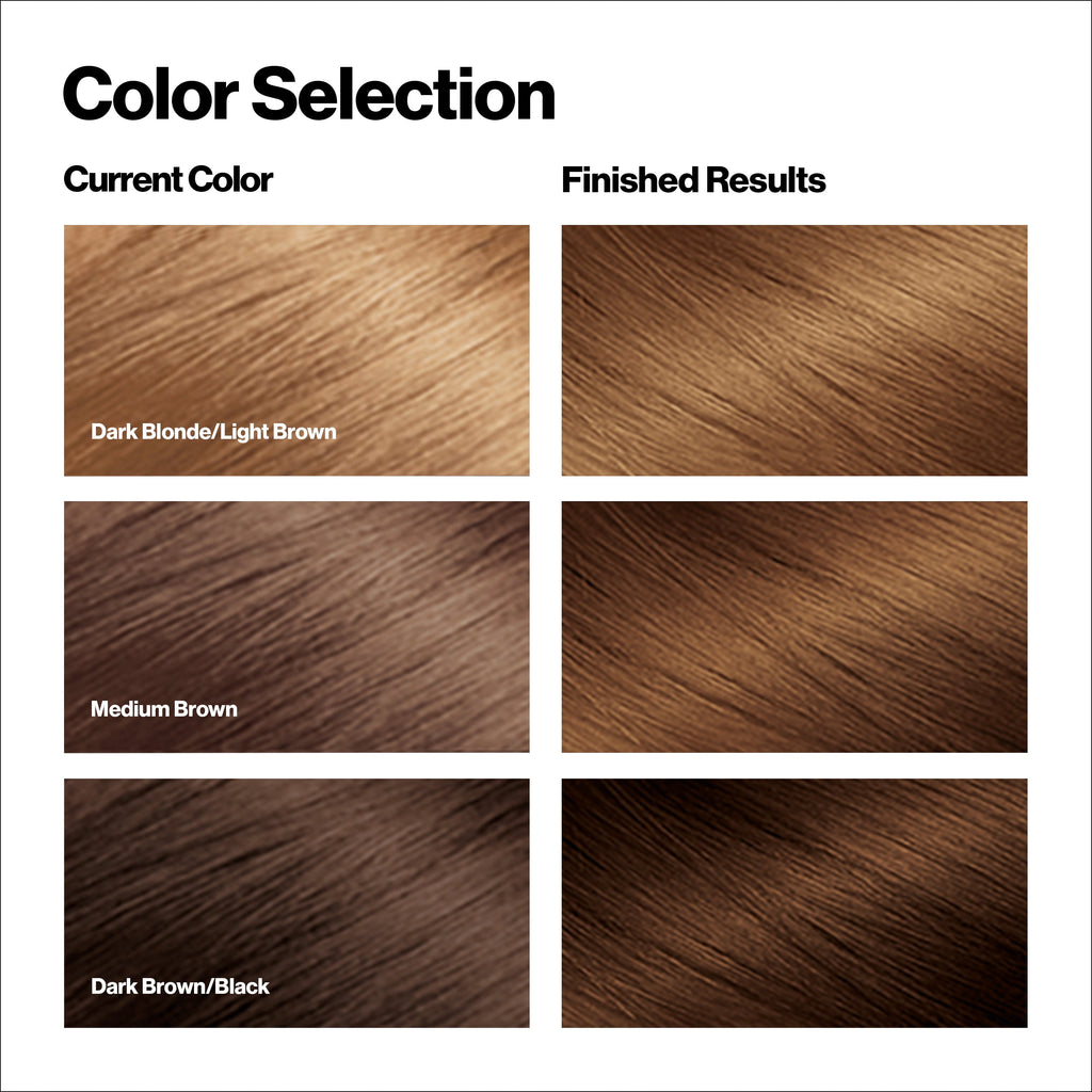 Revlon Total Color Hair Color, Clean and Vegan, 100% Gray Coverage Permanent Hair Dye - 53 Medium Golden Brown