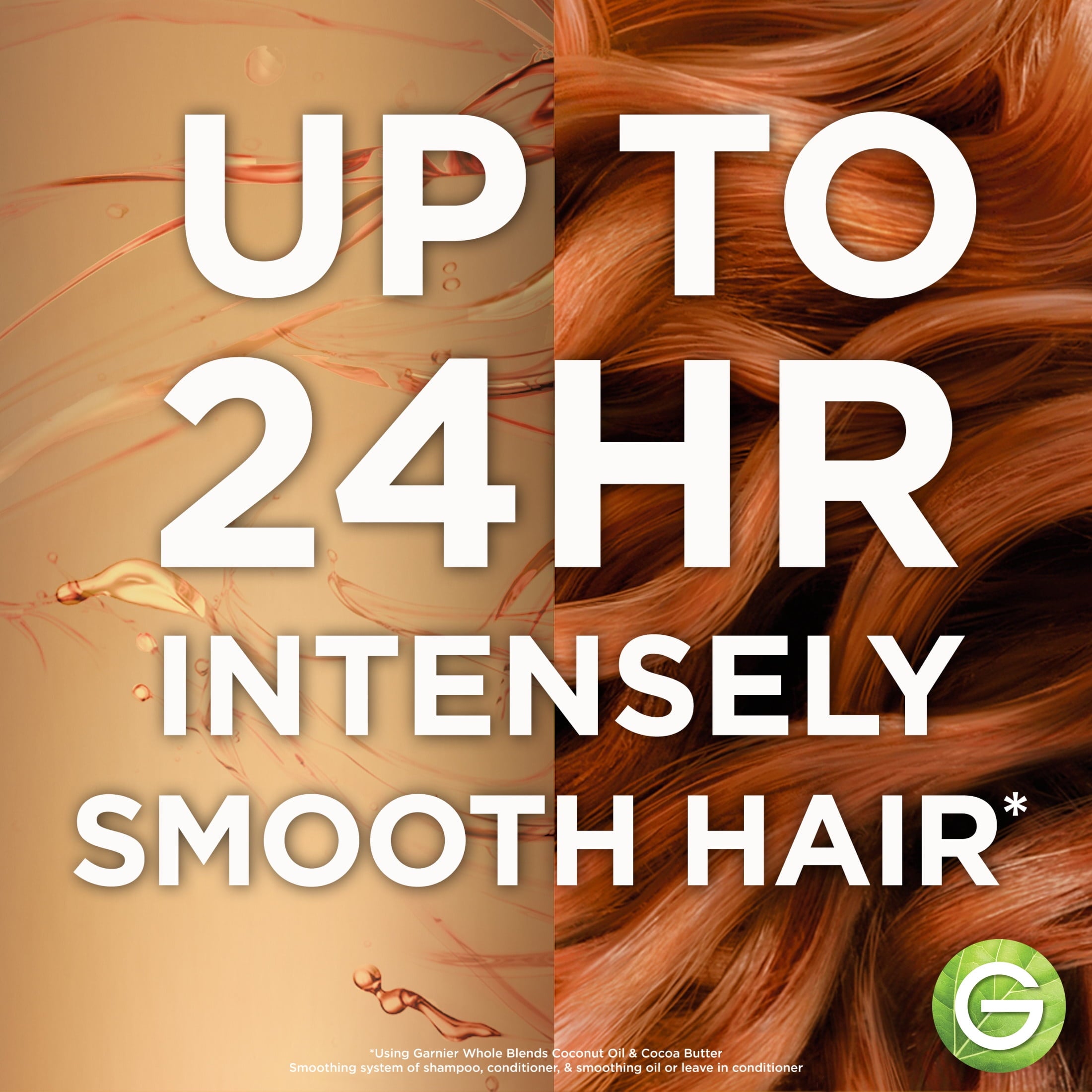 Garnier Whole Blends Frizz Control Conditioner with Coconut Oil Cocoa Butter, All Hair Types 26.6 fl oz