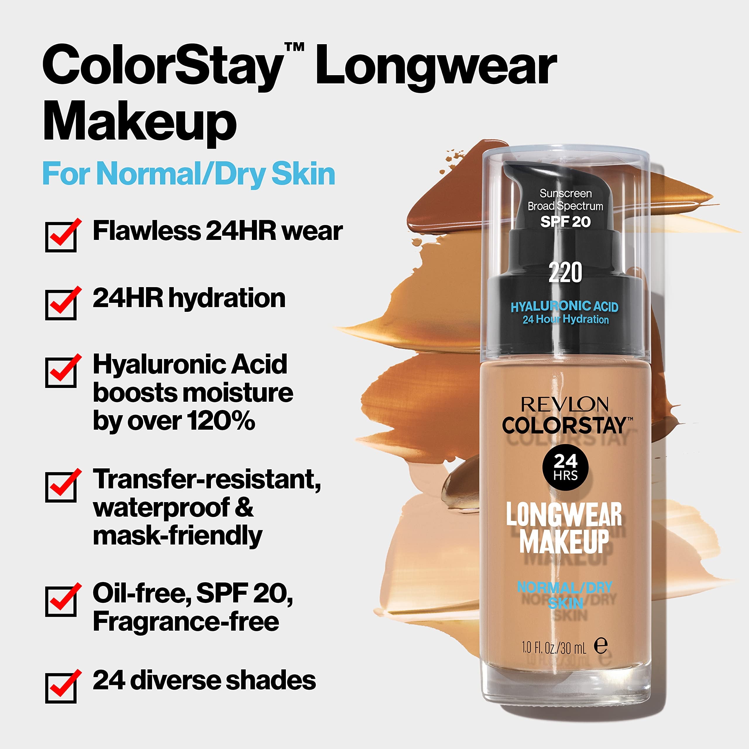 Revlon ColorStay Makeup For Normal/Dry Skin, Caramel