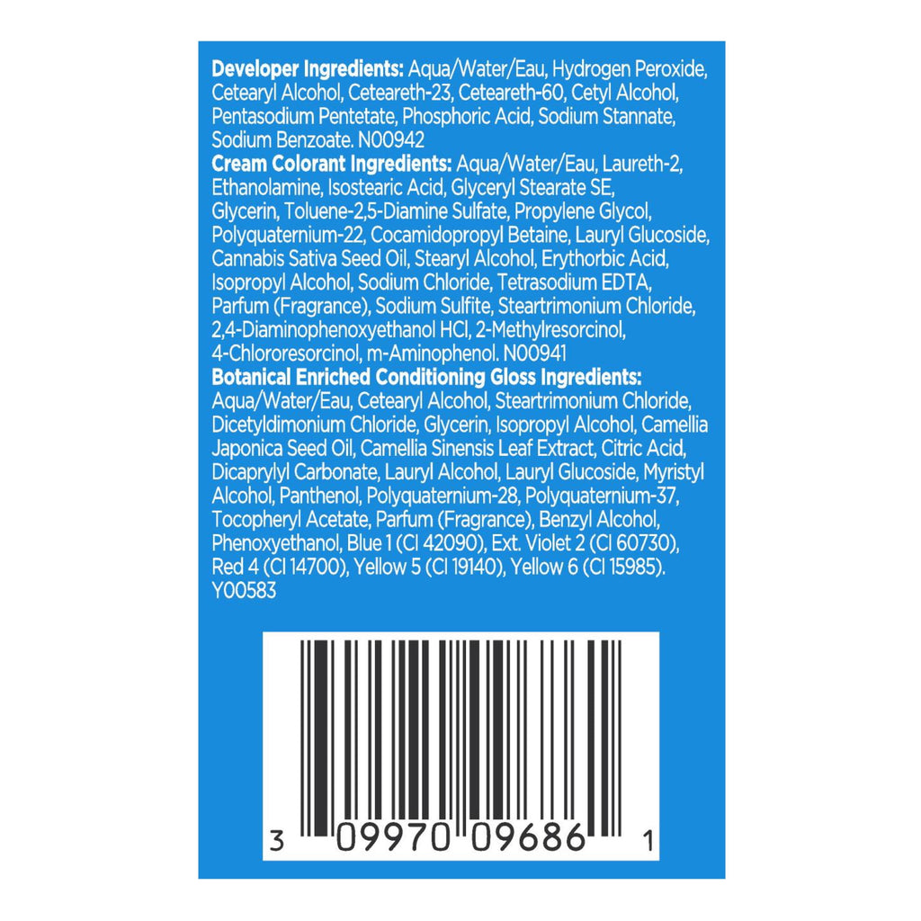 Revlon Total Color Permanent Hair Color, Clean and Vegan, 100% Gray Coverage Hair Dye, 10 Black, 5.94 fl oz