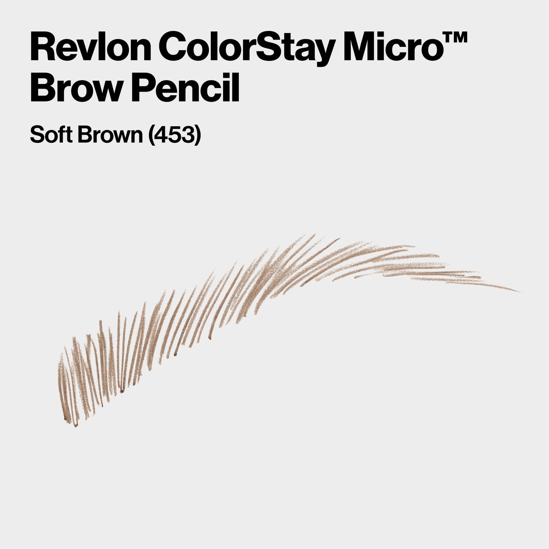 Revlon ColorStay Micro Waterproof and Long Wearing Eyebrow Pencil, Soft Brown, 0.003 oz