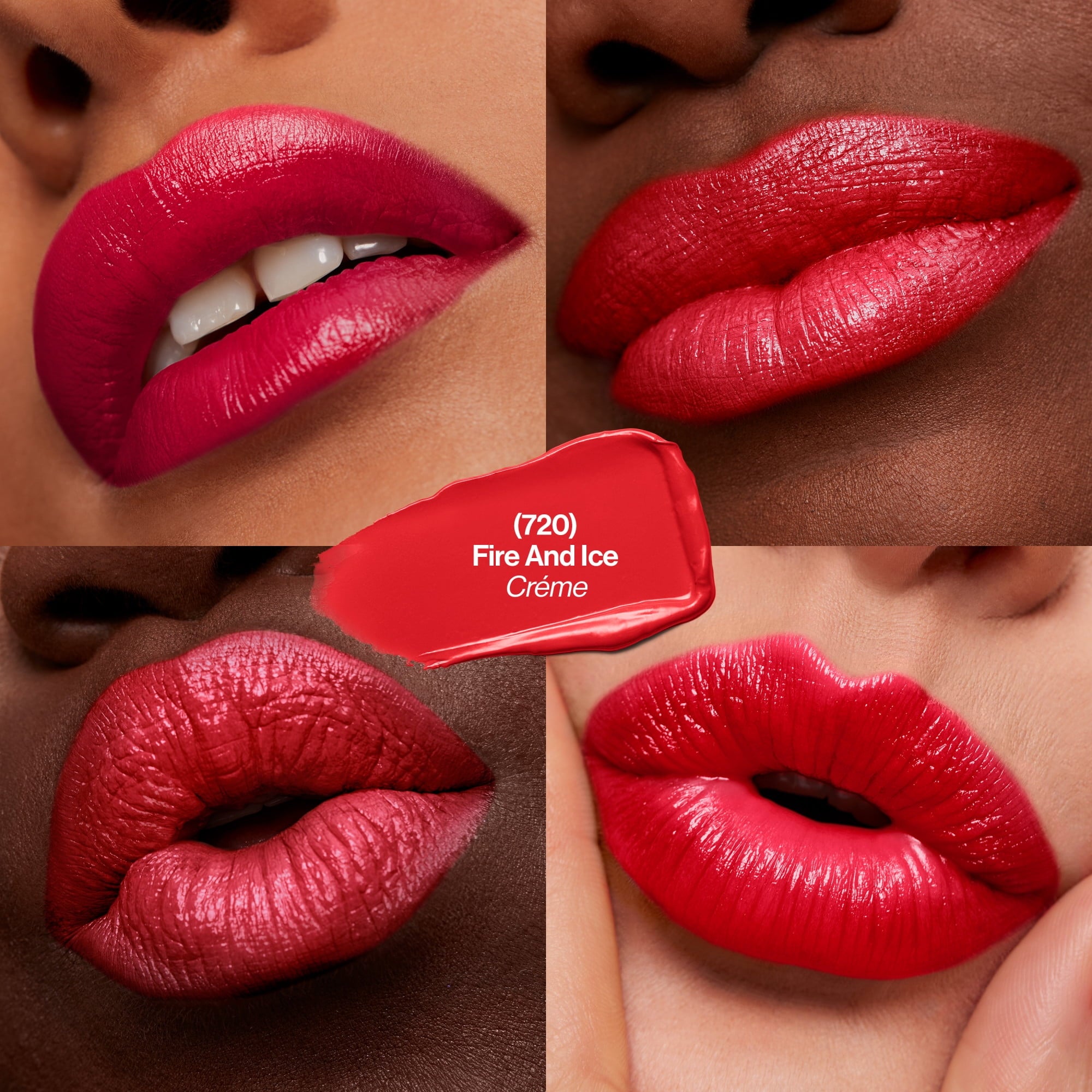 Revlon Super Lustrous Creme Lipstick, Creamy Formula, 720 Fire & Ice, 0.15 oz