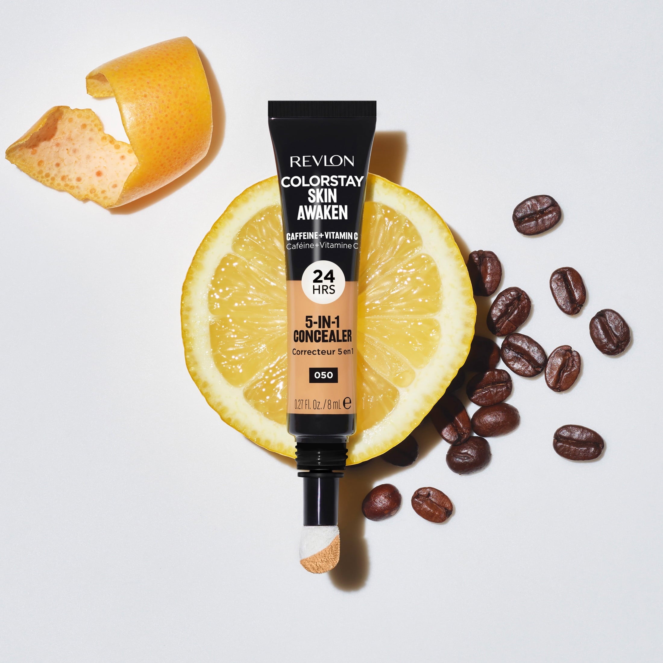 Revlon ColorStay Skin Awaken Cream Concealer Makeup, Longwear, 060 Deep, 0.27 fl oz