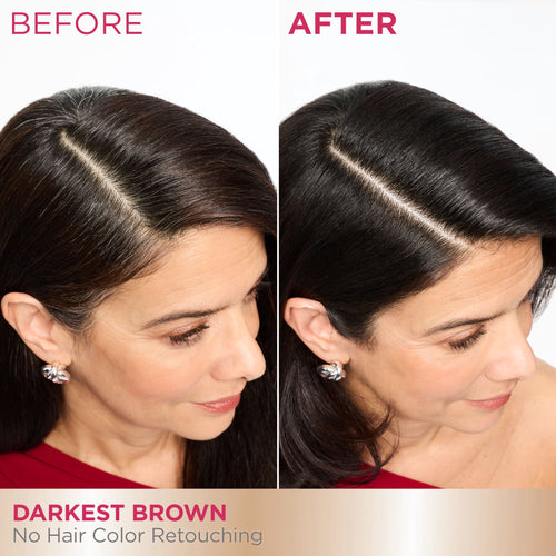 Garnier Color Sensation Retouch Permanent Hair Color for Adults, Darkest Brown, 1 Kit