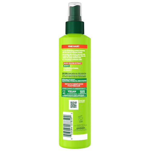 Garnier Fructis Grow Strong 10 in 1 Hairspray with Biotin, 8.1 fl oz